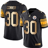 Nike Steelers 30 James Conner Black Gold Color Rush Limited Jersey Dzhi,baseball caps,new era cap wholesale,wholesale hats
